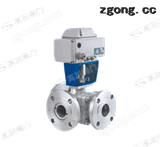 ZKRQ電動O形三通球閥